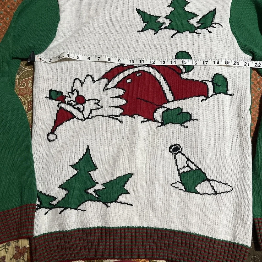 Ugly Christmas Sweater drunk santa